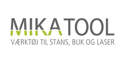 Mika Tool Logo Graa skrift og